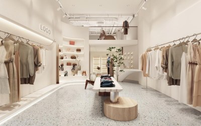 侘寂服装店3D模型下载